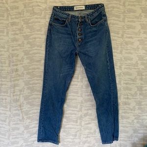 Reformation high wasted jeans size 28